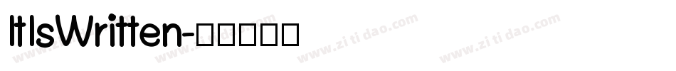 ItIsWritten字体转换