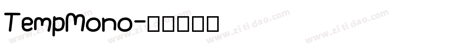 TempMono字体转换