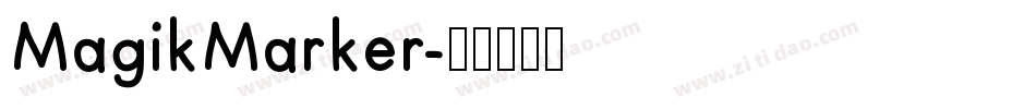 MagikMarker字体转换