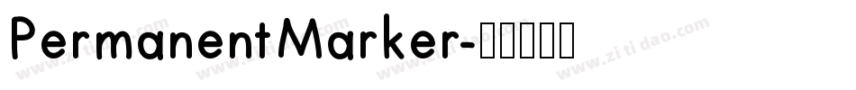 PermanentMarker字体转换