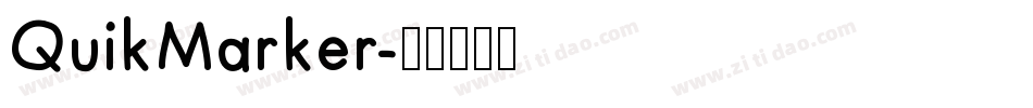 QuikMarker字体转换