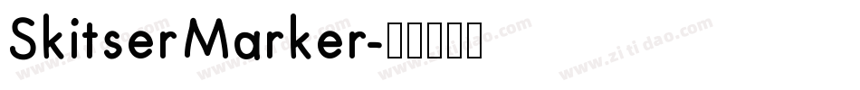 SkitserMarker字体转换