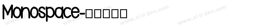 Monospace字体转换