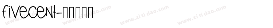 fivecent字体转换