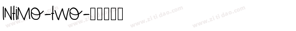 Intimo-Two字体转换