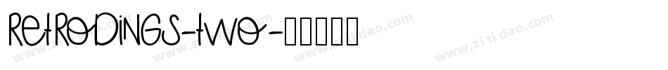 Retrodings-Two字体转换