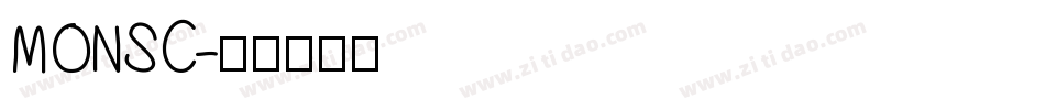 MONSC字体转换