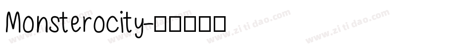 Monsterocity字体转换