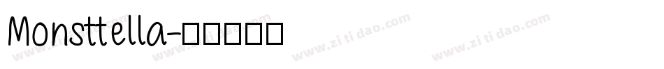 Monsttella字体转换
