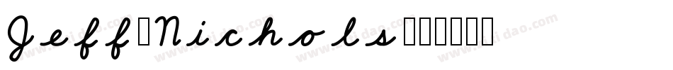 Jeff-Nichols字体转换