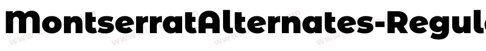 MontserratAlternates-Regular字体转换
