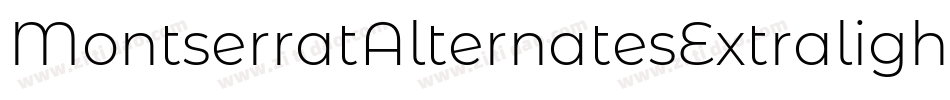 MontserratAlternatesExtralightItalic-pmKZ字体转换