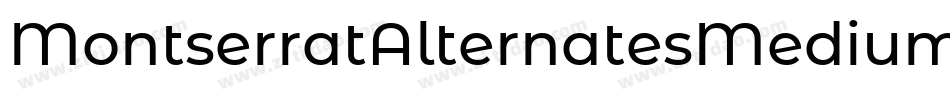 MontserratAlternatesMedium-or1o字体转换