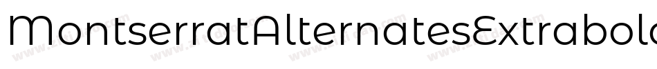 MontserratAlternatesExtrabold-a0Ag字体转换