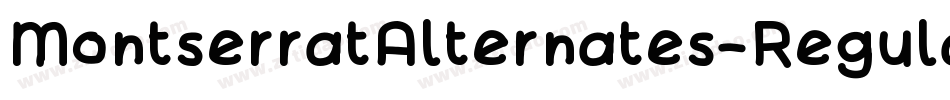 MontserratAlternates-Regular字体转换