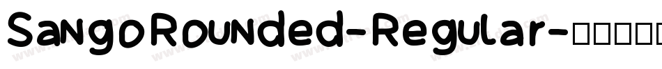 SangoRounded-Regular字体转换