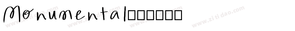 Monumental字体转换