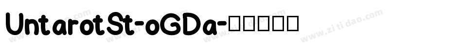 UntarotSt-oGDa字体转换