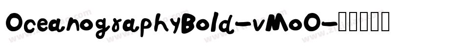 OceanographyBold-vMoO字体转换