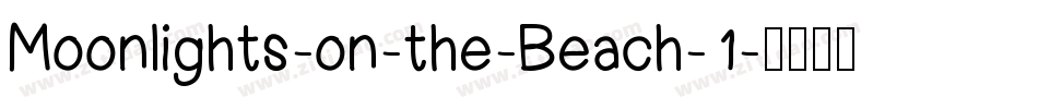 Moonlights-on-the-Beach-1字体转换