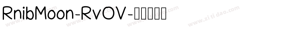 RnibMoon-RvOV字体转换