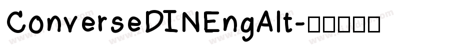ConverseDINEngAlt字体转换