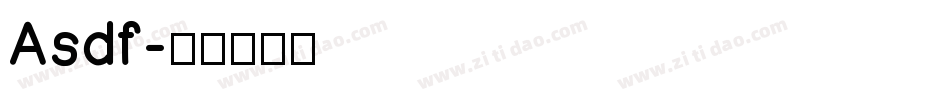 Asdf字体转换