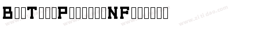 BigTentPlayersNF字体转换