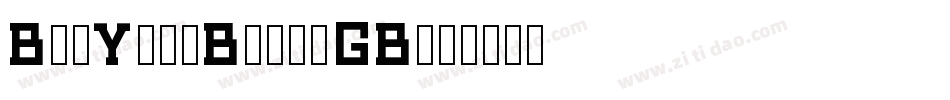 BigYounBboldGB字体转换