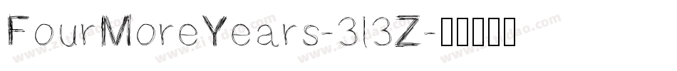 FourMoreYears-3l3Z字体转换