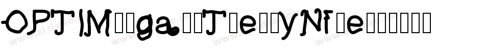OPTIMorgan-TwentyNine字体转换