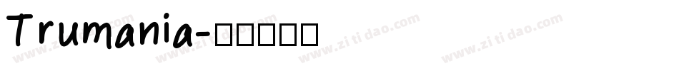Trumania字体转换