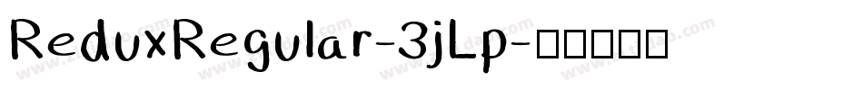 ReduxRegular-3jLp字体转换