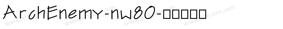 ArchEnemy-nw8O字体转换