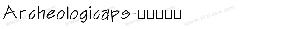 Archeologicaps字体转换