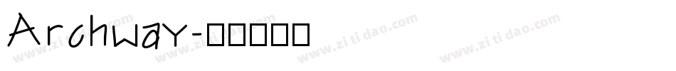 Archway字体转换