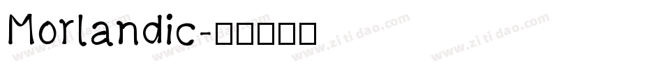 Morlandic字体转换