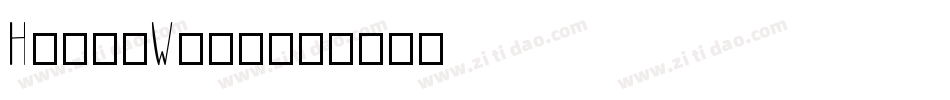 HalloWien字体转换