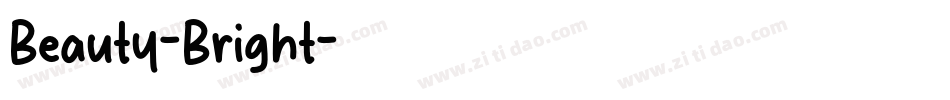 Beauty-Bright字体转换