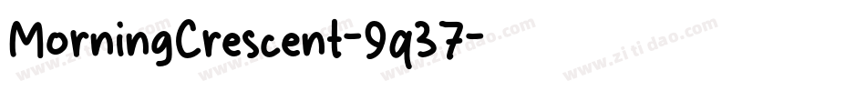 MorningCrescent-9q37字体转换