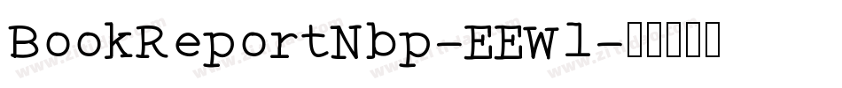 BookReportNbp-EEWl字体转换
