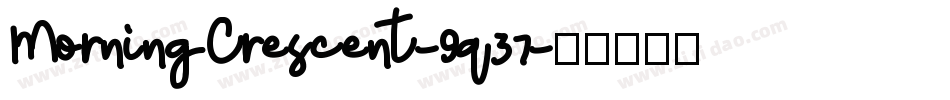MorningCrescent-9q37字体转换