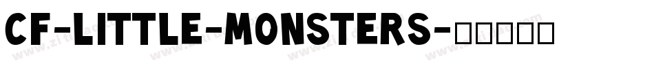 CF-Little-Monsters字体转换