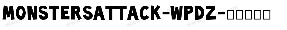 MonstersAttack-WpDz字体转换