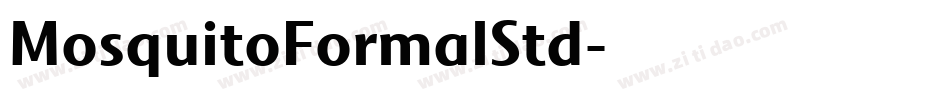 MosquitoFormalStd字体转换