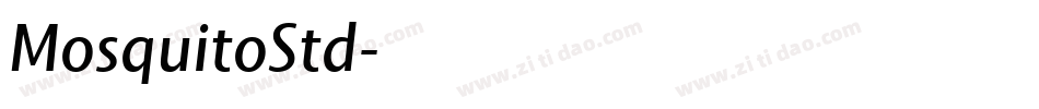 MosquitoStd字体转换