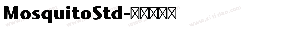 MosquitoStd字体转换