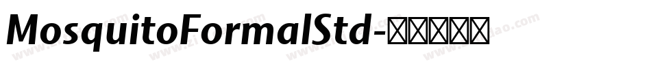 MosquitoFormalStd字体转换