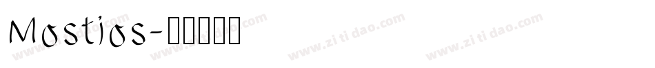 Mostios字体转换