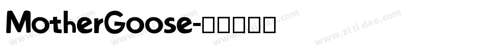 MotherGoose字体转换